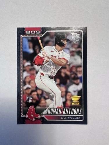 2026 Topps Black #/75 RC Roman Anthony #189 Rookie Card