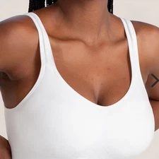 Shapermint Essentials Everyday Comfort Straps Wireless Shaping Bra White Size XL