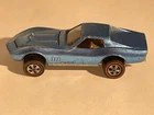 Vintage Hot Wheels Redline 1968 Light ICY Blue Custom Corvette US
