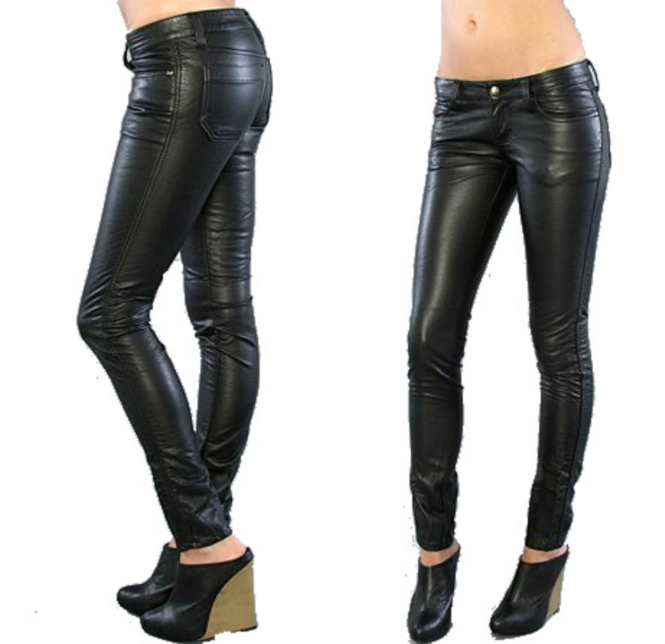 TRIPP VEGI КОЖИ ПВХ ГОТИЧЕСКИЙ ПАНК MOTO ГОТ МОТОЦИКЛИСТА ДЖИНСЫ ФЕТИШ OI БРЮКИ VX6548 - Изображение 2 из 2