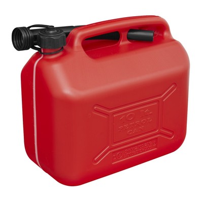 Sealey JC10PR Kunststoff Benzinkanister 10L - Rot