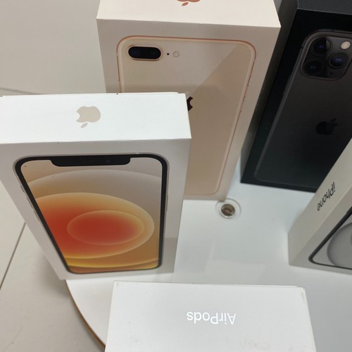 Apple Empty Boxes Boxes Lot Of 7 iPhone 8 Pro Max 15 12 Airpods iPad Assortment - 第 4/7 張圖片