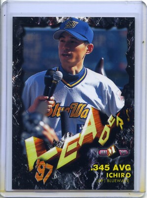 Ichiroページ 1998 Ichiro Blue Wave '97 Leader .345 Avg | eBay