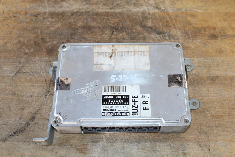 1994 LEXUS LS400 ECU MÓDULO DE CONTROLE DE MOTOR ECM COMPUTADOR 89661-50142 - Imagem 3 de 4