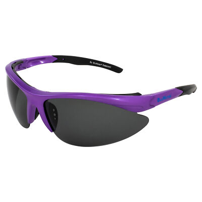 BluWater Islanders 2 Sports Polarized Sunglasses for Women Purple Frame w/ Gray