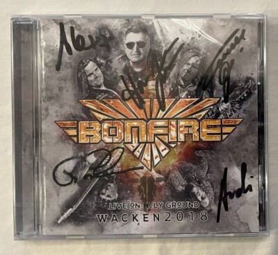Bonfire - Live On Holy Ground Wacken 2018 + 4 Bonus Trks (Signed by Entire Band)