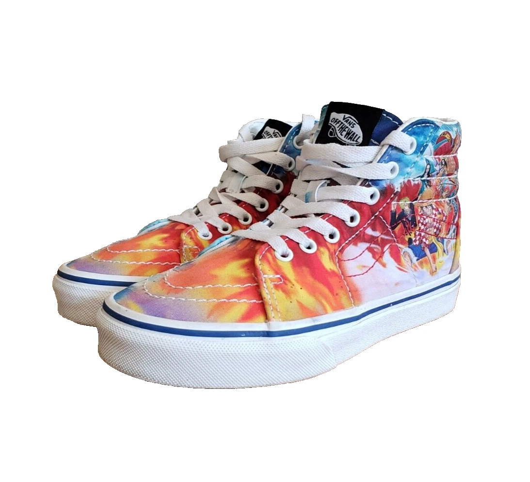 Scarpa da skate VANS X pezzo unico Punk Hazard unisex bambino Sk8 Hi bambini taglia 2 5