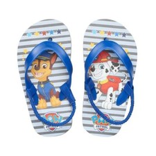 Toddler Boys PAW PATROL Size S 5/6 M 7/8 Shoes Flip Flops Sandals