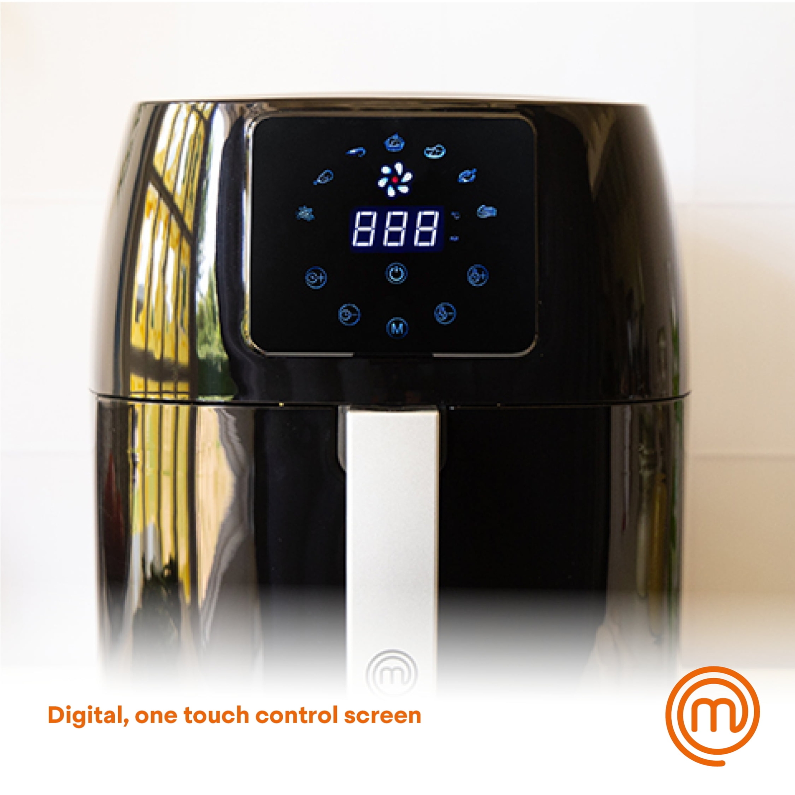 MasterChef Digital Air Fryer, 4.75 Qt Compact Energy Saving Low Fat