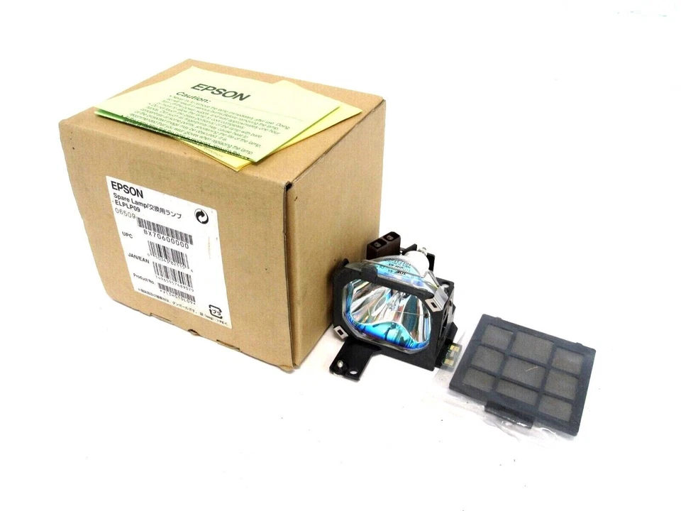 Original Epson ELPLP09 Lampe Pour Vidéoprojecteur Epson v13h010l09 - Photo 1/1