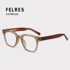 TR90 Square Anti Blue Light Eyeglasses For Men Women Clear Lens Glasses Frames