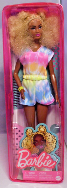 Barbie Fashionistas 2021/22 Fashionista #180 Multi-Color Tie-Dye, Tall HBV14 NEU-image