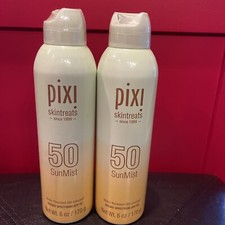 2x Pixi Skin Treats 50 SunMist Water Resistant SPF 50 6 fl oz.