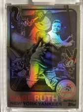 Topps Project 70 Card 736 - 1973 Babe Ruth by Greg CRAOLA Simkins FOIL 68/70