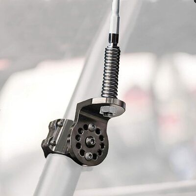 Adjustable CB Antenna Mount &Spring Mounting Base Flag Bracket FOR Can-Am X3 RZR