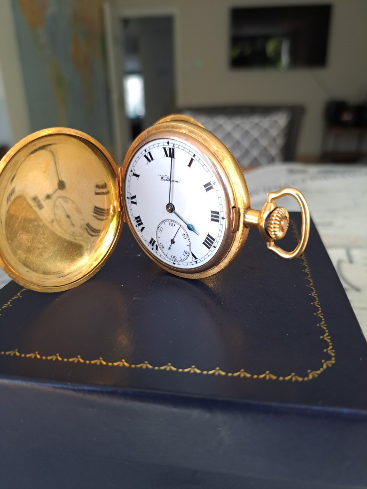 waltham pocket watch. eBay