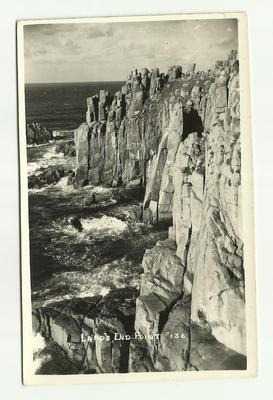 Lands End Point Echtfoto alte Postkarte
