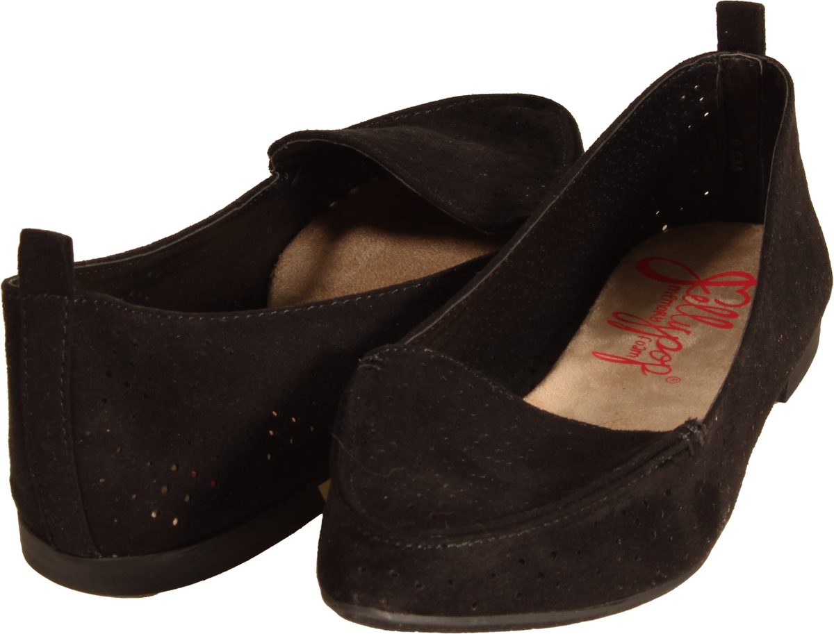 Jellypop Aperture Womens Ballet Flat Black Textile US Size M