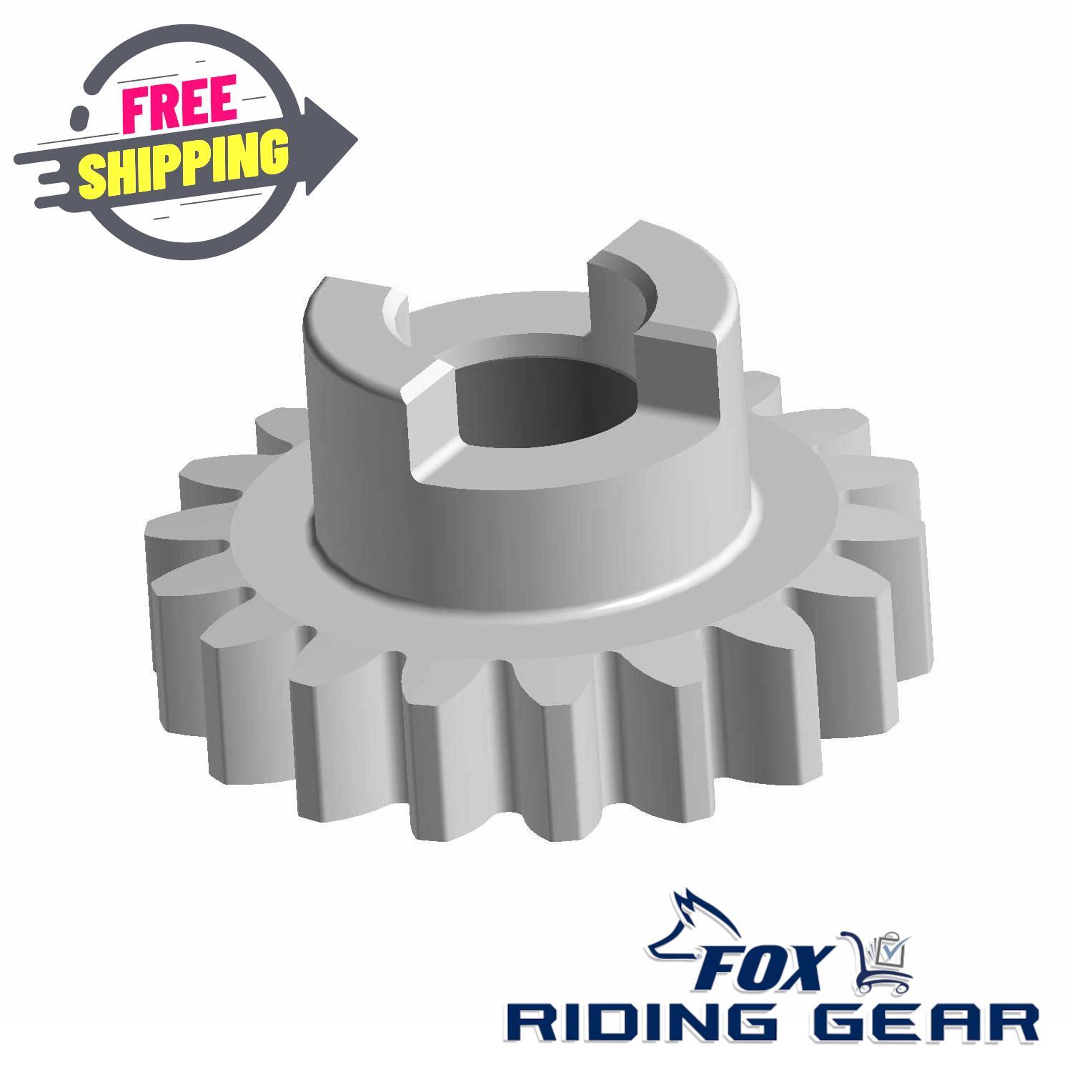 Polaris Snowmobile Pinion Gear Assembly, Genuine OEM Part 1341075, Qty 1