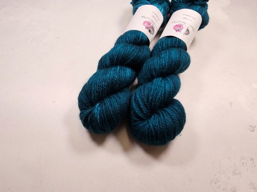 Sw Merino Garn, Aran Gewicht, 100g, Blaugrün - Bild 4 von 6