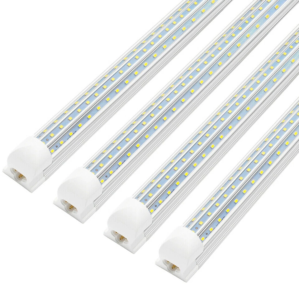 Luces de tubo LED T8 2 PIES 4 PIES 8 PIES 14 W ~ 120 W garaje techo LED tienda accesorios Foto 2 de 4