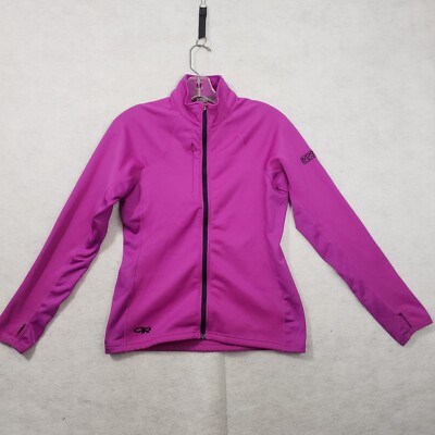 Outdoor Research Radiant Hybrid Jacket Womens Small Raspberry Full Zip Mock  Neck