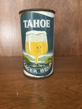 Tahoe Lager flat top Beer Can - Maier Brewing Co., Los Angeles