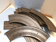 Vintage TYCO Slot Car Track 9" 1/4 Circle 5749 5749-1 Used 11 Pcs.