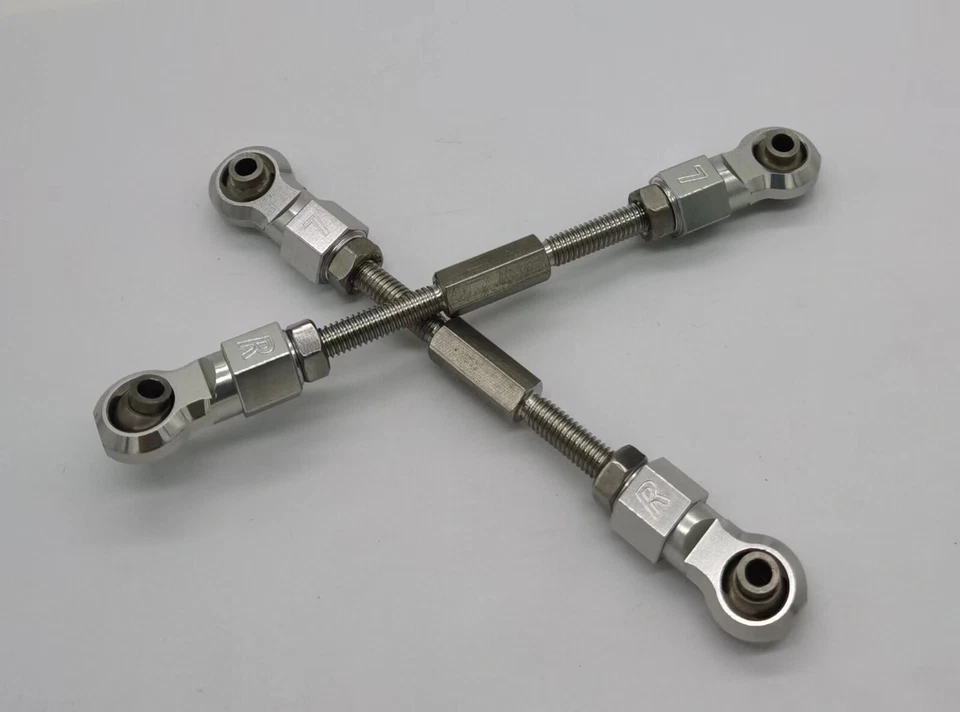 E-VIRATRUE 7075Aluminum Adjustable Rod End&Link Rod For Losi Super BAJA REY 1/6 - Image 4 of 4