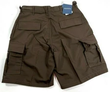 NEW MENS XL PROPPER COTTON 6 POCKET BDU SHORTS F5261 BROWN XL REGULAR