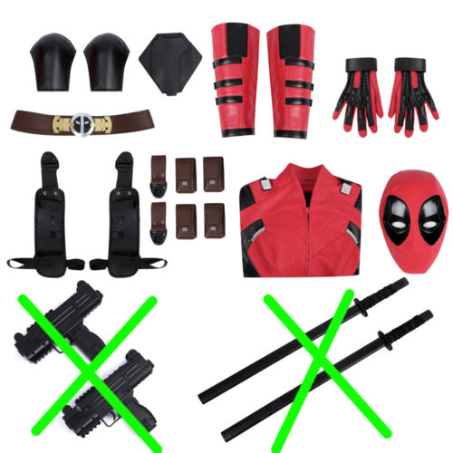 High Quality Lady Deadpool 3 Jumpsuit Woman Cosplay Wanda Wilson Costume Outfit - Picture 4 of 24