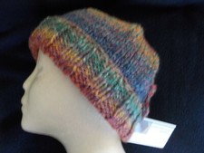 Acrylic - Hand Knit Hat/Watch Cap/Beanie - Choice of 22 Colors - Style 1