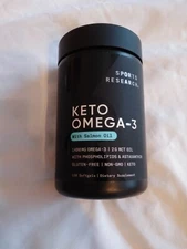 Keto Omega 3 1400mg 120 Softgels Fish Oil EPA DHA Astaxanthin Krill MCT Oil