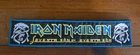 IRON MAIDEN,SEVENTH SON, SEW ON BLUE BORDER EMBROIDERED STRIP PATCH
