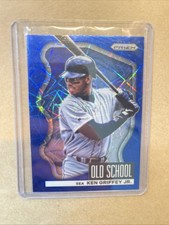 2022 Panini Prizm Baseball Ken Griffey Old School Blue Velocity Prizm #0s-2