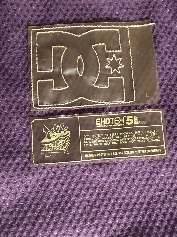 Chaqueta para nieve a cuadros DC Shoes EHOTECH 5K Series - para hombre talla M - manga corta Foto 4 de 4