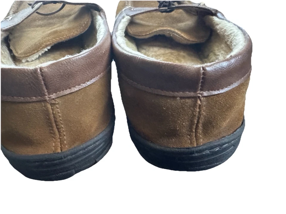 Chaps Mocasines de Cuero Gamuza para Hombres XXL 12.5-13 Zapatillas Piel Sintética Suela de Goma Foto 4 de 4