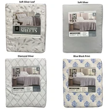 Member's Mark Soft Washed Recycled Microfiber 6-Piece Sheet Set, Queen