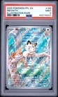 Meowth 106/094 Illustration Rare Pfl En-phantasmal Flames Pokemon PSA 9