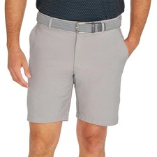 NWOT Greg Norman Men's 36 Golf Shorts Gray Stretch Polyester Blend