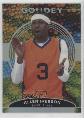 2022 Goodwin Champions Goudey Platinum Chameleon 33/49 Allen Iverson HOF 11gg