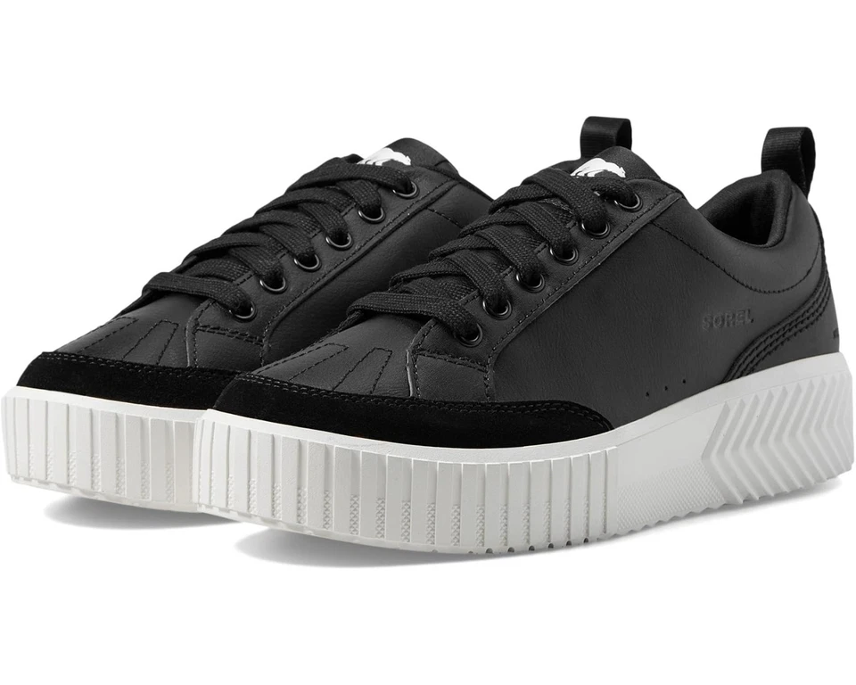 Auténticas zapatillas bajas SOREL para mujer ONA™ AVE negras/sal marina talla B mediana EE. UU. Foto 2 de 4