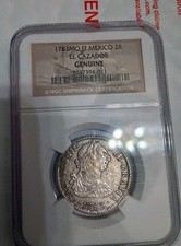 NGC 1783 El Cazador Shipwreck 2 Reales 1700s Silver Spanish Pirate Treasure Coin