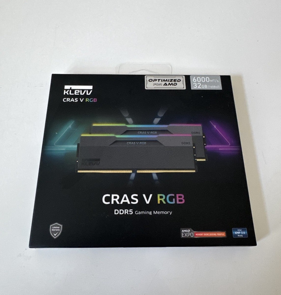 KLEVV CRAS V RGB 32GB (2 x 16GB) DDR5-6000 PC5-48000 CL28