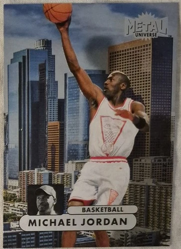MICHAEL JORDAN 2022 Skybox Metal Universe Champions 1997-98 Retro RMUC-1 Bulls