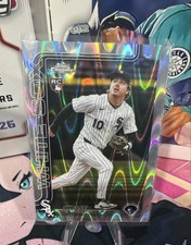 2025 Topps Chrome Update Series - Chase Meidroth #USC75 RayWave Refractor (RC)