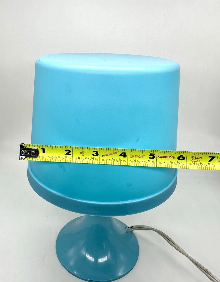 IKEA Lampan Turquoise Blue Desk Plastic Lamp Vintage 90s Tested/Works - Image 4 of 4