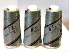 3- NEW Maxi-Lock Serger Thread 3000 Yard 100% Polyester Thread SEAFOAM