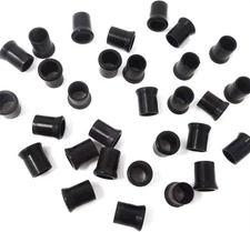 Honbay 30PCS Silicone Tobacco Smoking Pipe Tip Grips for Smokers black 