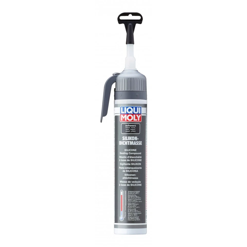 Silikondichtmasse LIQUI MOLY 6185 Silikon-Dichtmasse Dichtmittel schwarz 200ml - Bild 1 von 1